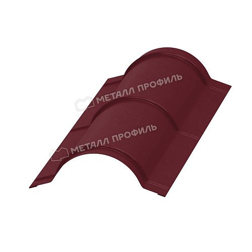 МеталлПрофиль: Планка конька круглого R110 Norman-0,5 мм