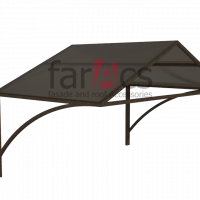 FarAcs: Козырек мет. №4 1500х1000 мм