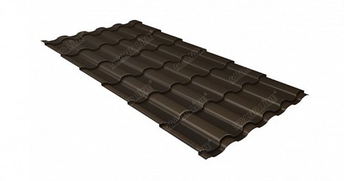 Grand Line: Металлочерепица Kredo GreenCoat Pural 0,5 мм
