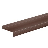 Aquasystem: Цокольный отлив 100 Pural Matt фактурный 2 м