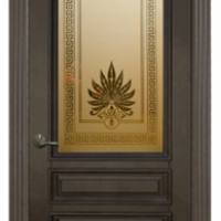 Doors-Ola: Дверь Doors-ola Марон венге п/у ст №4 зеркало 700х2000 бронза