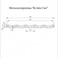 Grand Line: Металлочерепица Kvinta Uno Satin 0,5 мм