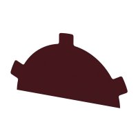 МеталлПрофиль: Заглушка конька простая VikingMP E 0,5 мм