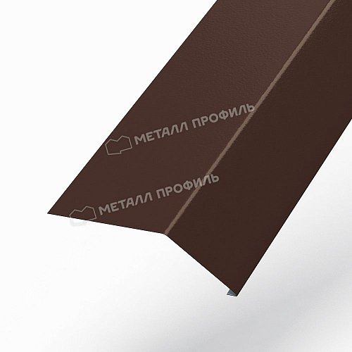 МеталлПрофиль: Планка карнизная 100х69х2000 Puretan 0,5 мм