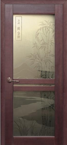 Doors-Ola: Дверь Doors-ola Квадро венге п/у ст. Бамбук 800х2000