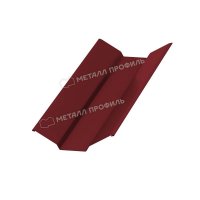 МеталлПрофиль: Планка ендовы верхняя 76х76 Puretan 0,5 мм