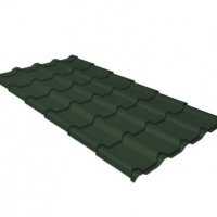 Grand Line: Металлочерепица Kamea GreenCoat Pural 0,5 мм