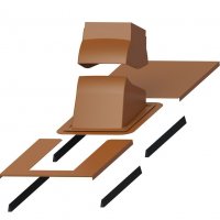 Vilpe: Проходной элемент с окантовкой  PIIPPU MODULAR