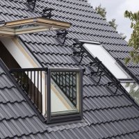 Velux: Окно-балкон GDL 3066 верхняя часть