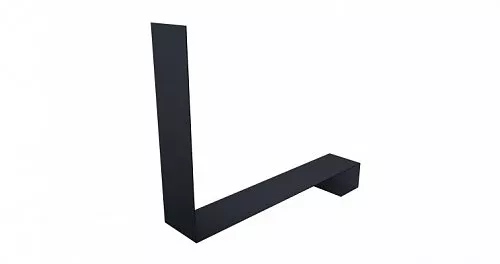 Grand Line: Примыкание нижнее к трубе фальц Satin 0,5 мм